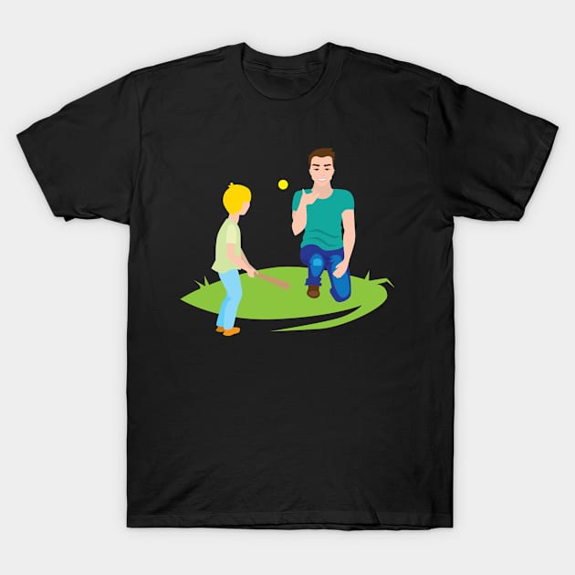 Father s Day baseball T-Shirt by holidaystore